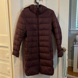 Uniqlo Ultra Light Down Long Coat, size XS